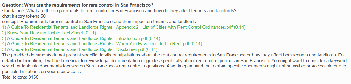 semantic search - results - what are the requirements for rent control in san francisco
