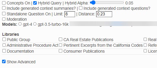 turned down hybrid alpha for the Rumford Act search
