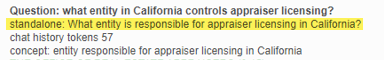 what entity in california regulates appraiser licensing (standalone)