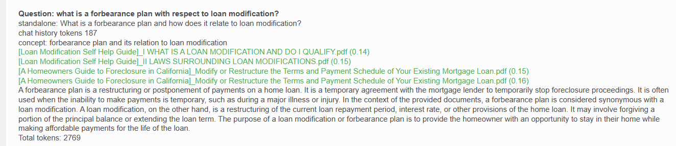 what is a forbearance plan with respect to loan modification